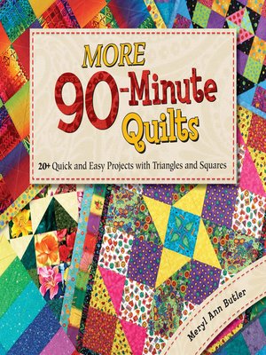 cover image of More 90Minute Quilts